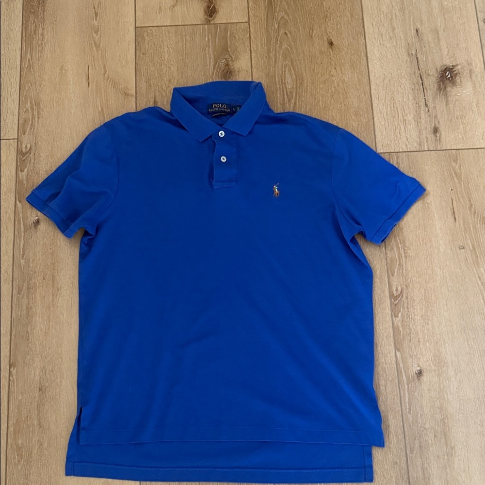 Polo by Ralph Lauren Men's Royal Blue Polo Shirt